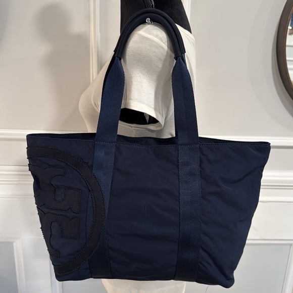 Tory Burch Bag Penny Small Nylon Logo Tote Bag - Picture 3 of 17